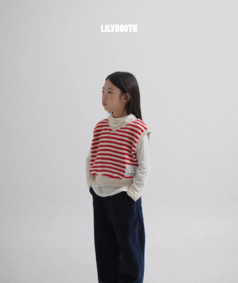 Lilybooth - Korean Children Fashion - #todddlerfashion - V Knit Vest - 5