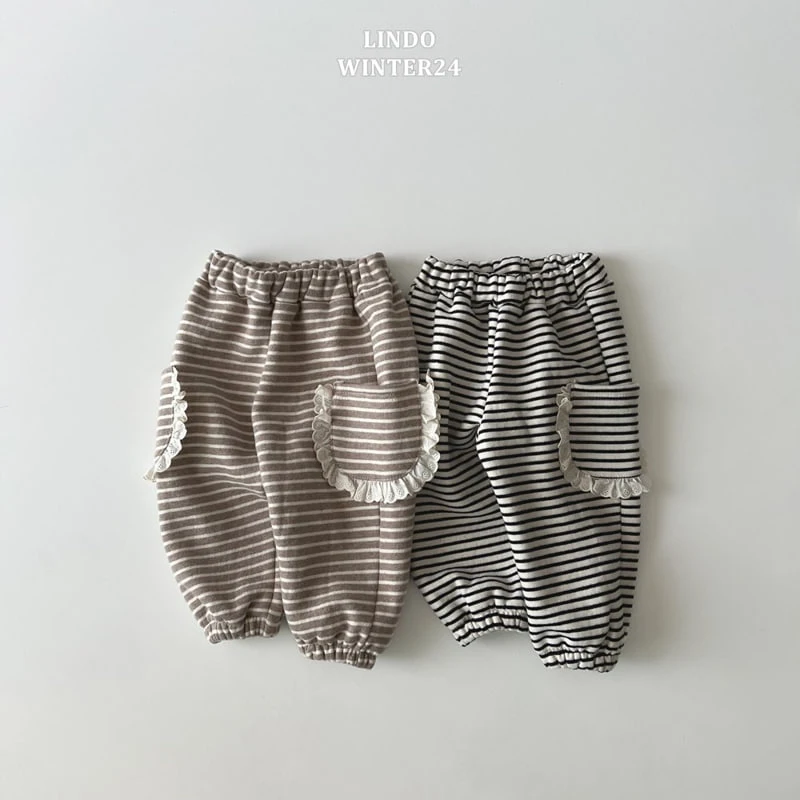 Lindo - Korean Baby Fashion - #babyboutiqueclothing - Frill Pocket Jogger Pants