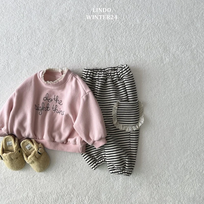 Lindo - Korean Baby Fashion - #babyboutiqueclothing - Things Lace Sweatshirts - 10