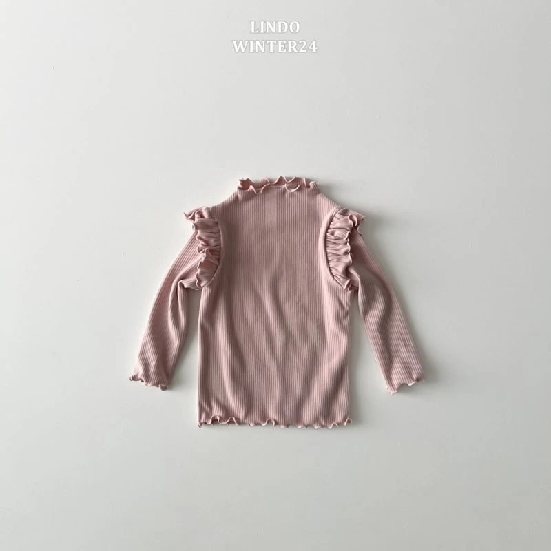 Lindo - Korean Baby Fashion - #babyboutiqueclothing - Frill Wave Turtleneck Tee - 5