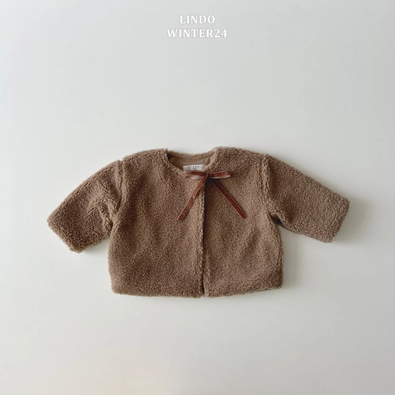 Lindo - Korean Baby Fashion - #babyfever - Bookle Ribbon Jacket - 5