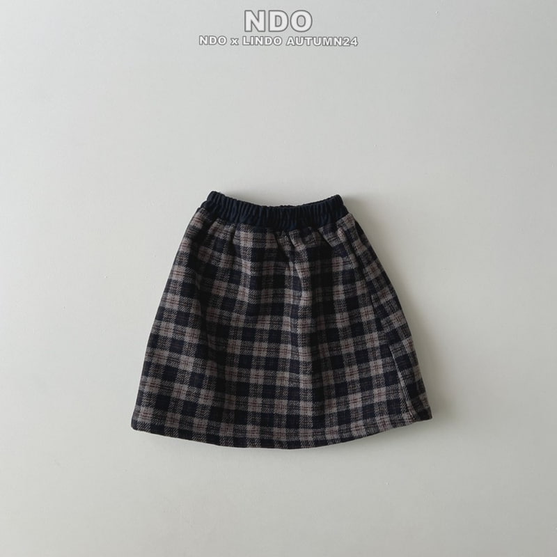 Lindo - Korean Baby Fashion - #babygirlfashion - Check Skirt