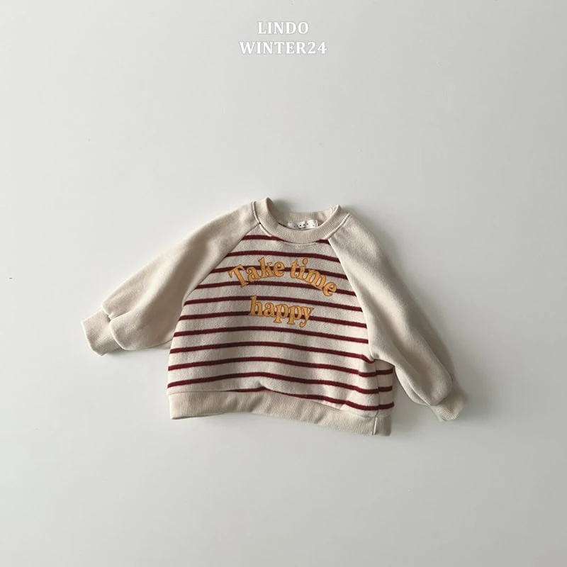 Lindo - Korean Baby Fashion - #babyoninstagram - Happy Stripe Sweatshirts - 5