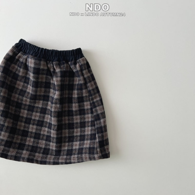 Lindo - Korean Baby Fashion - #babyoninstagram - Check Skirt - 3