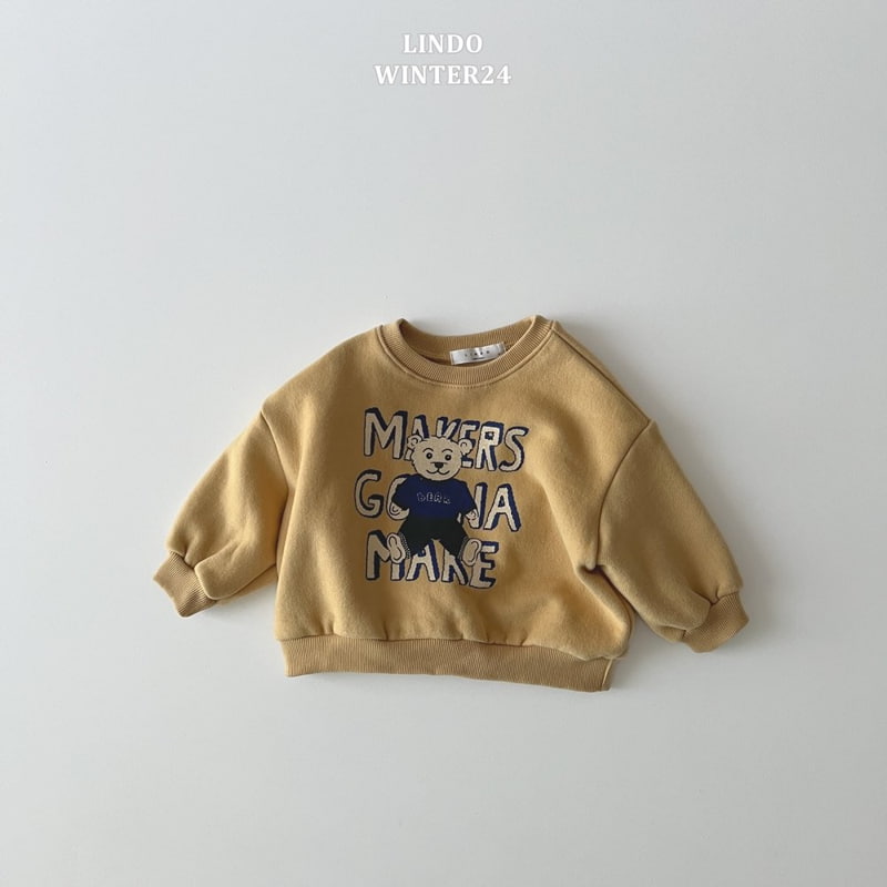 Lindo - Korean Baby Fashion - #babyootd - Make Bear Sweatshirts - 3