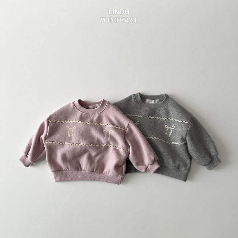 Lindo - Korean Baby Fashion - #babyootd - Ribbon Bonbon Sweatshirts