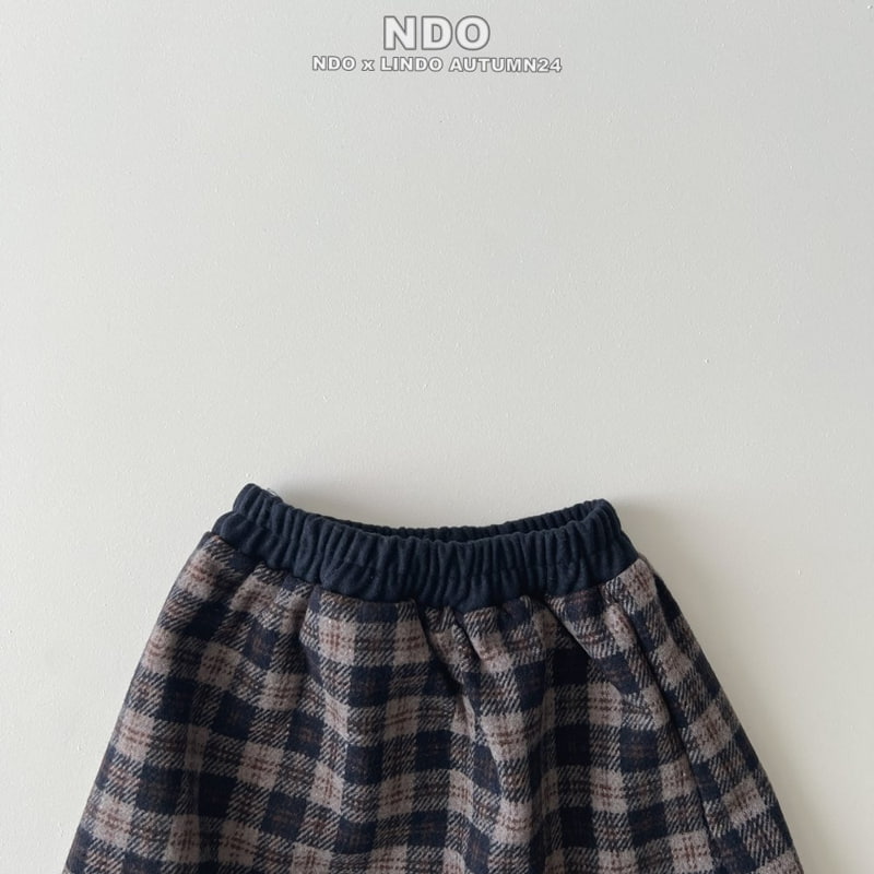 Lindo - Korean Baby Fashion - #babyoninstagram - Check Skirt - 4