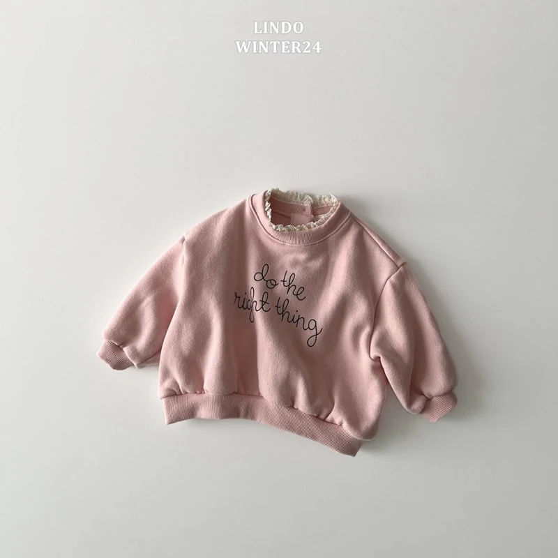 Lindo - Korean Baby Fashion - #babyoutfit - Things Lace Sweatshirts - 4