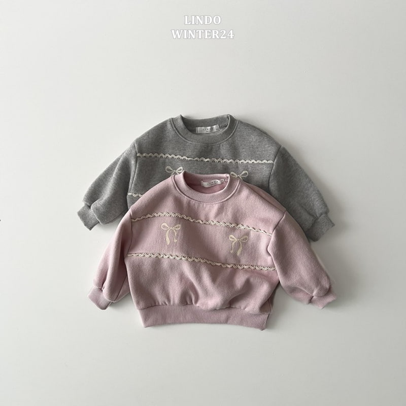 Lindo - Korean Baby Fashion - #babyoutfit - Ribbon Bonbon Sweatshirts - 3