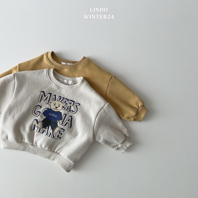 Lindo - Korean Baby Fashion - #babywear - Make Bear Sweatshirts - 6