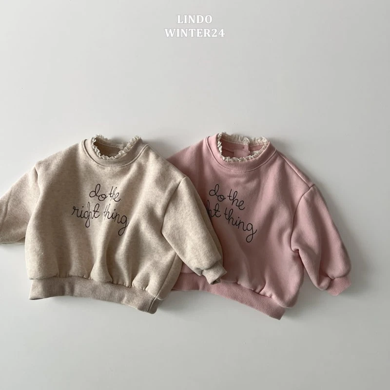 Lindo - Korean Baby Fashion - #babywear - Things Lace Sweatshirts - 5