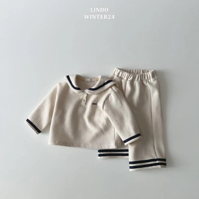 Lindo - Korean Baby Fashion - #onlinebabyshop - Sailor Set - 3