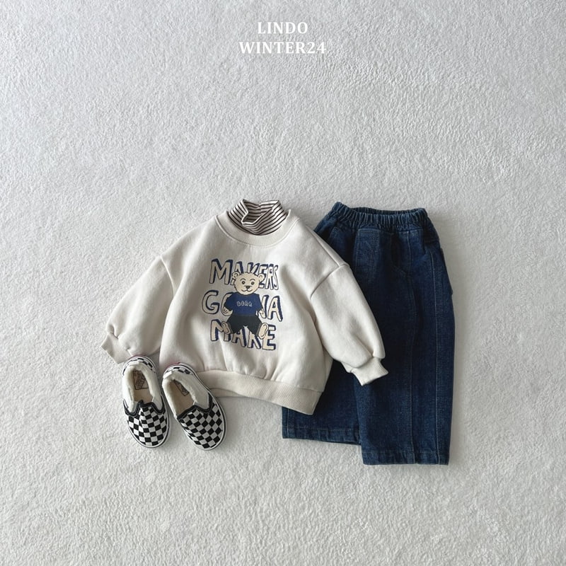 Lindo - Korean Baby Fashion - #onlinebabyshop - Make Bear Sweatshirts - 8