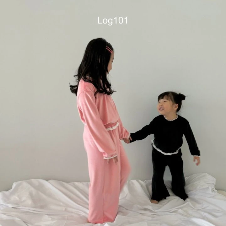 Log101 - Korean Children Fashion - #kidzfashiontrend - Lacey Veloa Set - 4