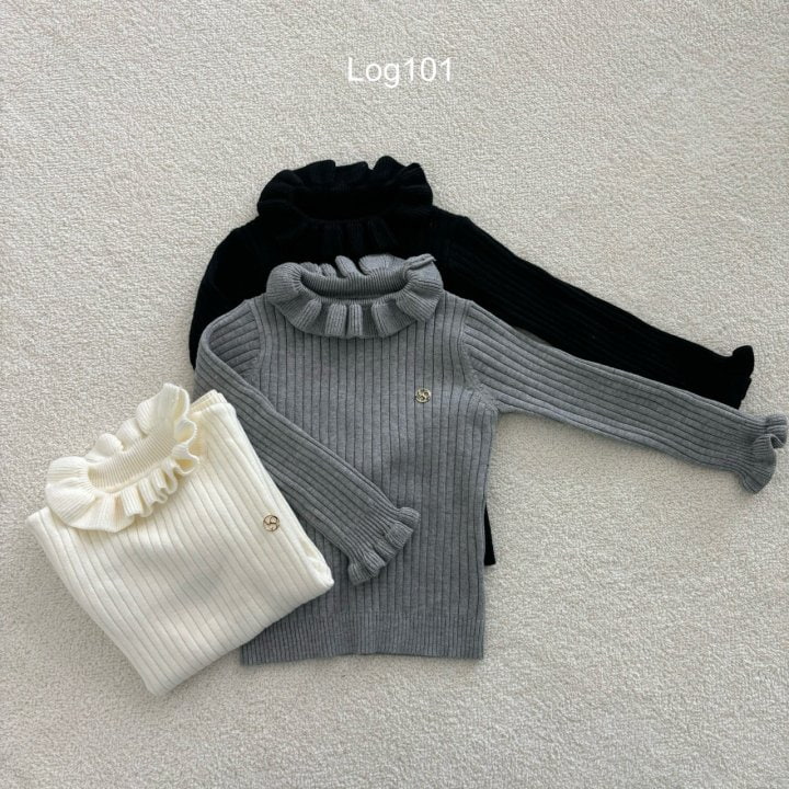 Log101 - Korean Children Fashion - #Kfashion4kids - lower Rib Knit - 12