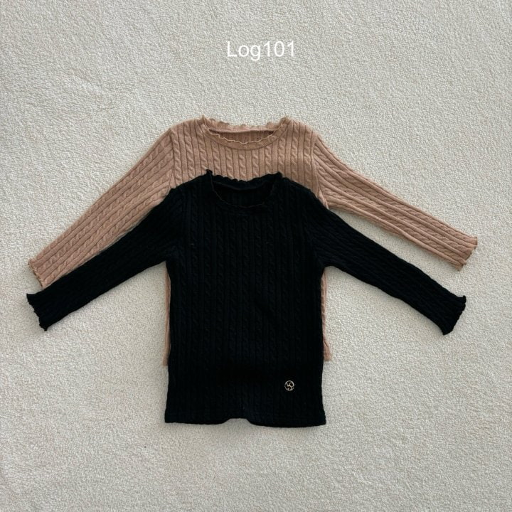 Log101 - Korean Children Fashion - #Kfashion4kids - Wave Neck Knit - 11