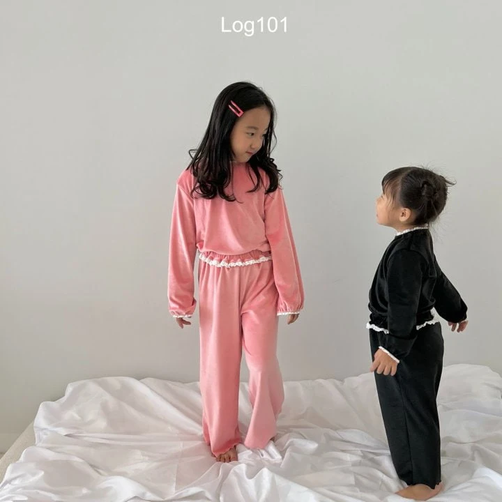 Log101 - Korean Children Fashion - #childofig - Lacey Veloa Set - 12