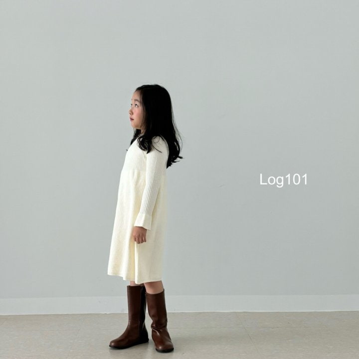 Log101 - Korean Children Fashion - #childofig - Olivia Knit One-piece - 2