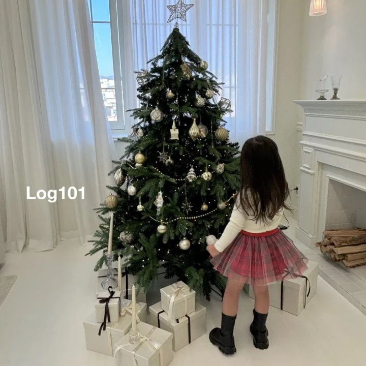 Log101 - Korean Children Fashion - #childofig - Log Check Sha Skirt - 11