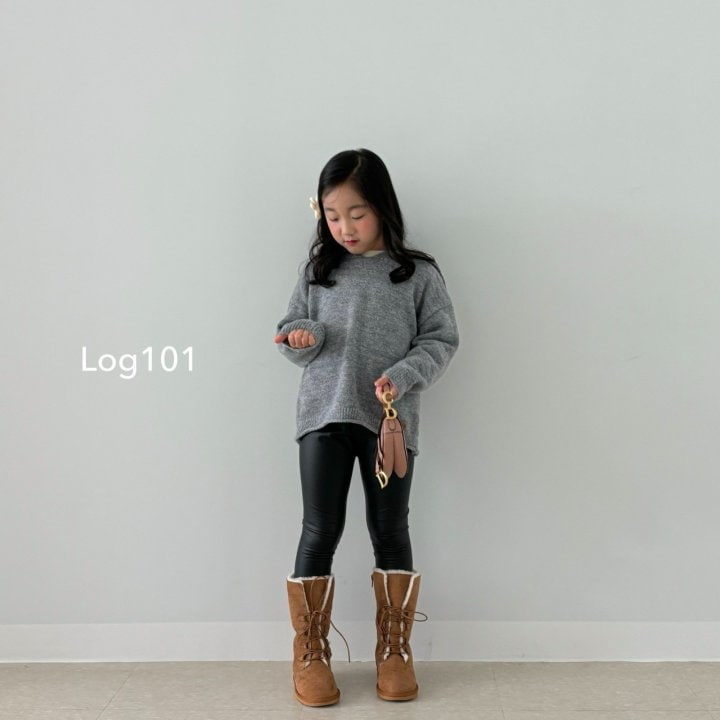 Log101 - Korean Children Fashion - #childrensboutique - Big Square Knit