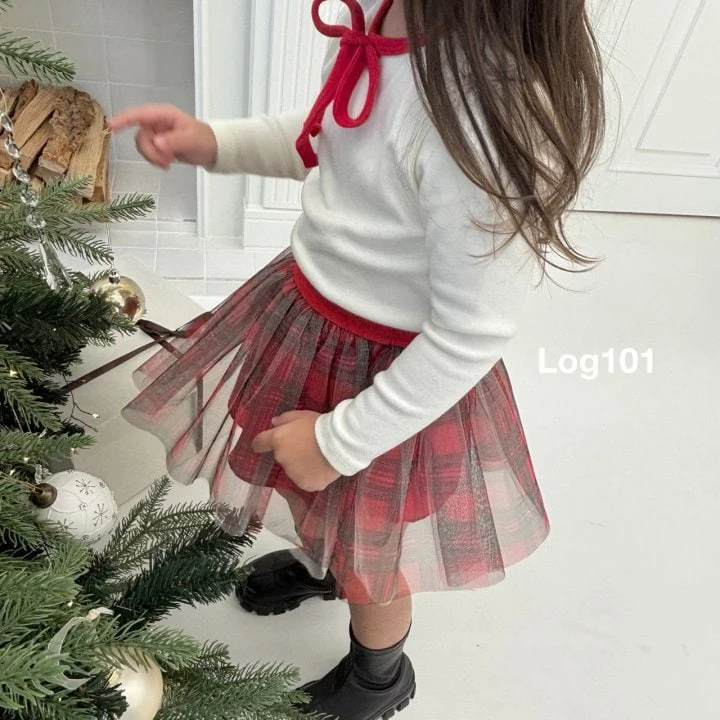 Log101 - Korean Children Fashion - #childrensboutique - Log Check Sha Skirt - 12