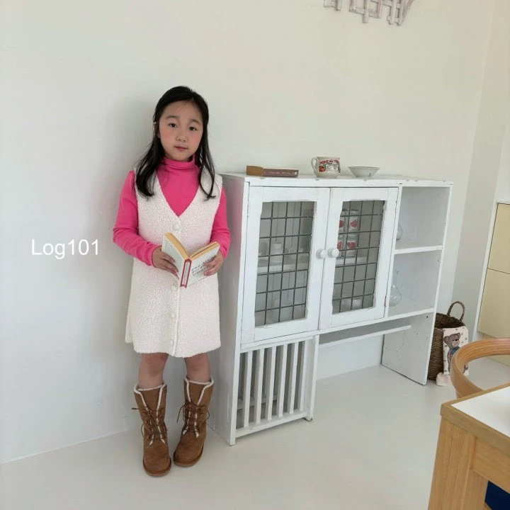 Log101 - Korean Children Fashion - #designkidswear - Fleece Mini One-piece