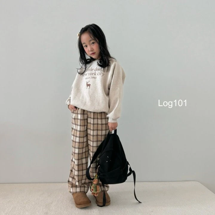 Log101 - Korean Children Fashion - #discoveringself - London Check Pants