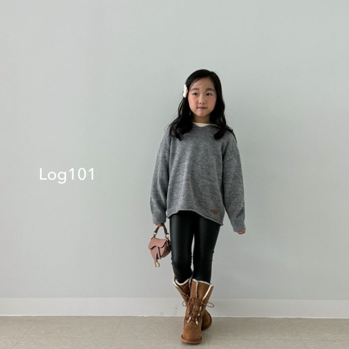 Log101 - Korean Children Fashion - #discoveringself - Big Square Knit - 3