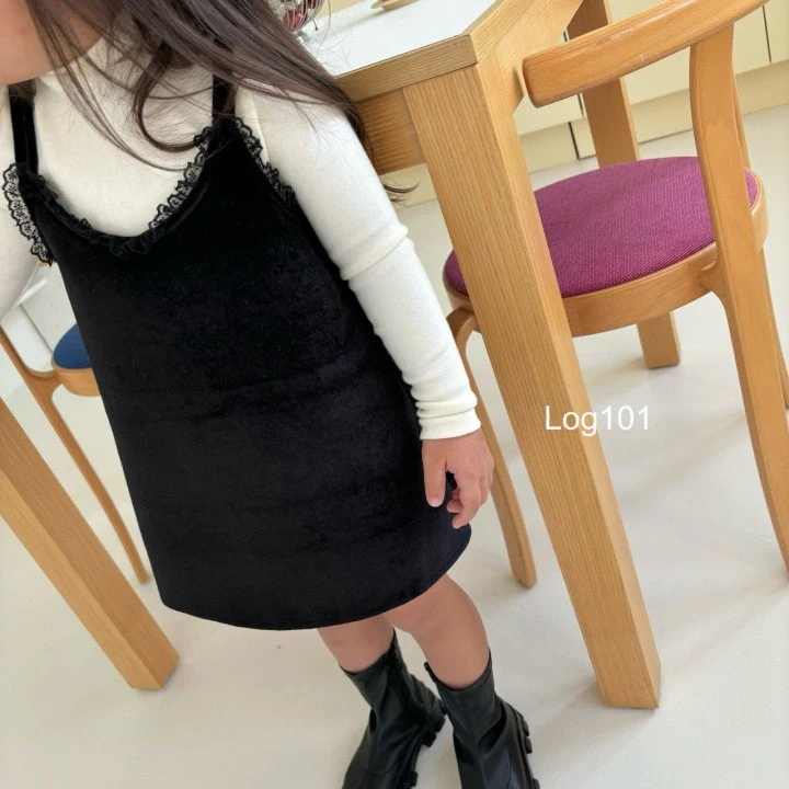 Log101 - Korean Children Fashion - #discoveringself - Cute Velvet One-piece - 12