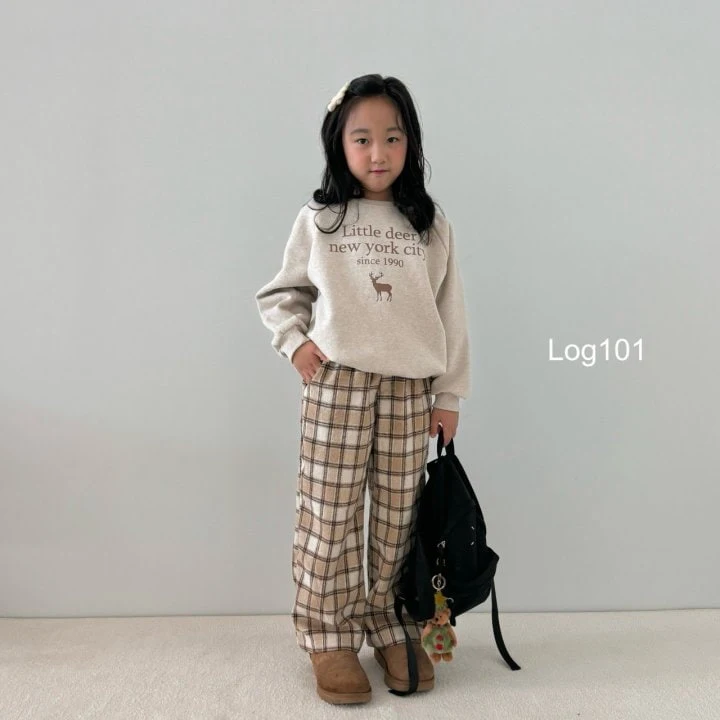 Log101 - Korean Children Fashion - #fashionkids - London Check Pants - 2