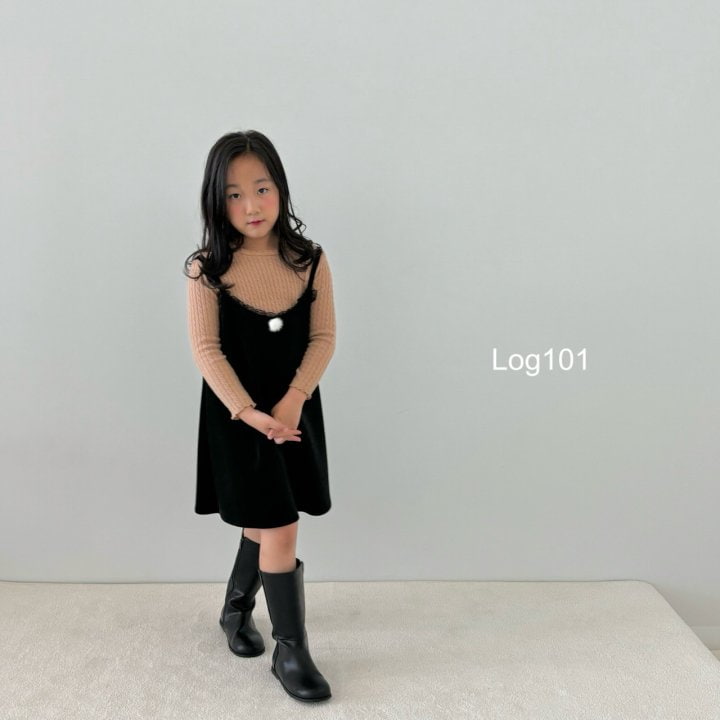 Log101 - Korean Children Fashion - #fashionkids - Wave Neck Knit - 7