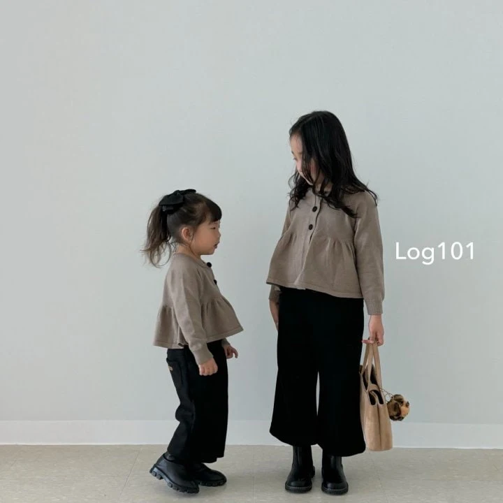 Log101 - Korean Children Fashion - #fashionkids - Ginger Cookie Knit Cardigan - 2