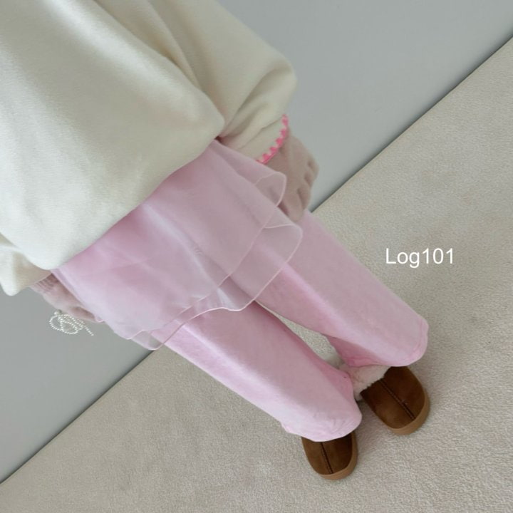 Log101 - Korean Children Fashion - #kidsshorts - Twin Lace Pants - 12