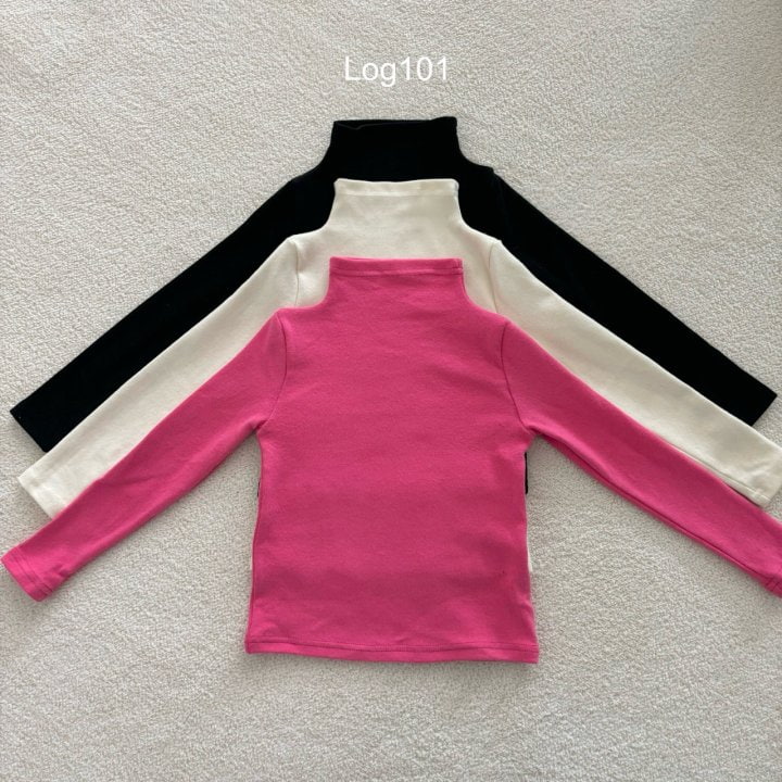 Log101 - Korean Children Fashion - #kidsshorts - Tight Winter Turtleneck Tee - 12