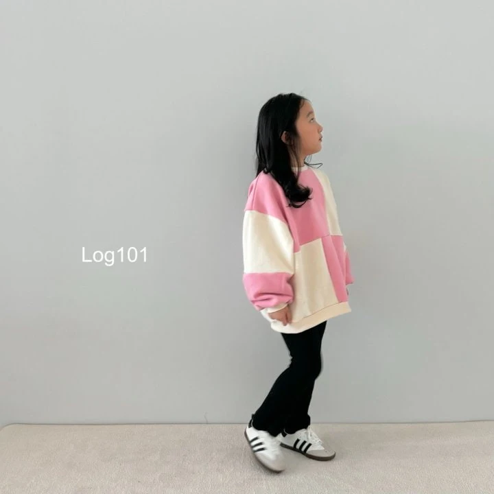 Log101 - Korean Children Fashion - #kidsshorts - Big Checker Sweatshirts