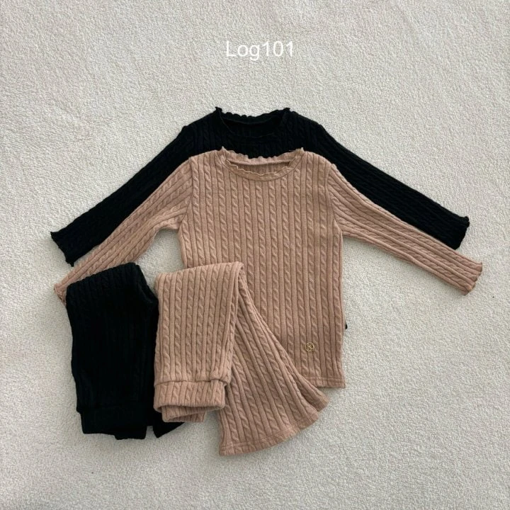 Log101 - Korean Children Fashion - #kidzfashiontrend - Wave Neck Knit - 10