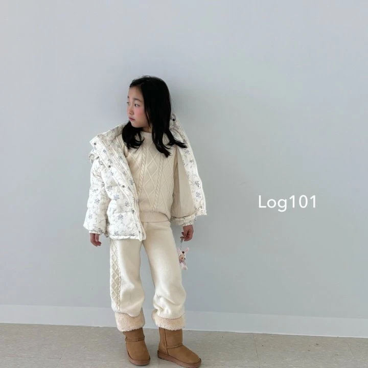 Log101 - Korean Children Fashion - #littlefashionista - Dia Knit Set