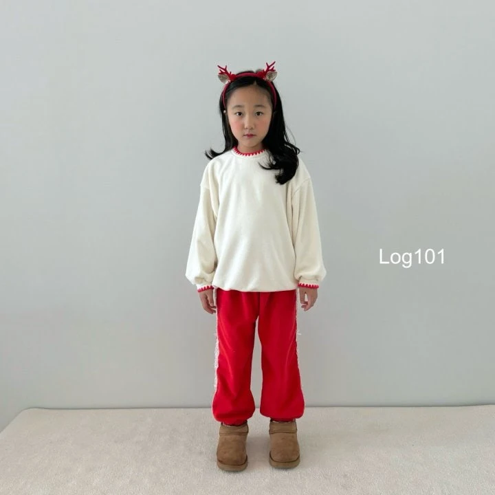 Log101 - Korean Children Fashion - #littlefashionista - Lace Jogger Pants - 6