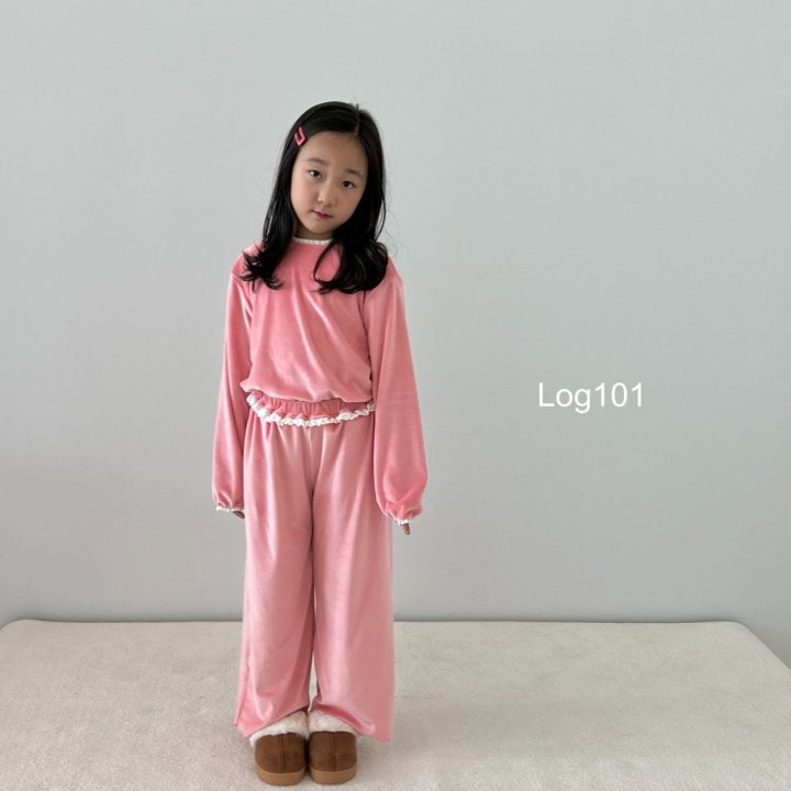 Log101 - Korean Children Fashion - #magicofchildhood - Lacey Veloa Set - 6