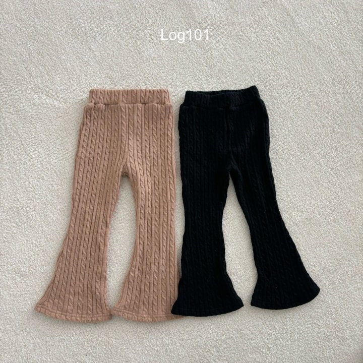 Log101 - Korean Children Fashion - #magicofchildhood - Wave Knit Bootcut Pants - 11