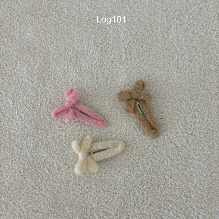 Log101 - Korean Children Fashion - #minifashionista - Knit Hair Clip