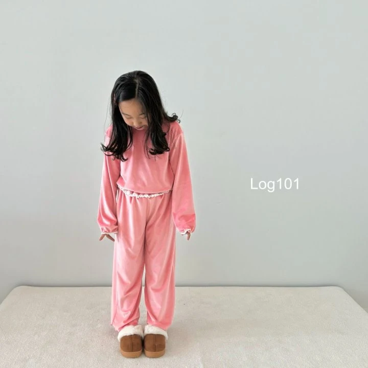 Log101 - Korean Children Fashion - #prettylittlegirls - Lacey Veloa Set - 8