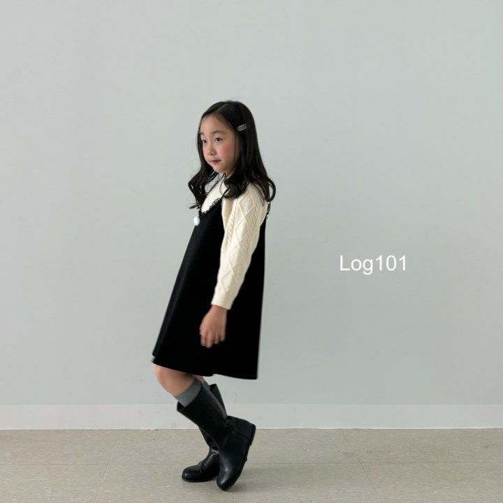 Log101 - Korean Children Fashion - #prettylittlegirls - Cute Velvet One-piece - 7