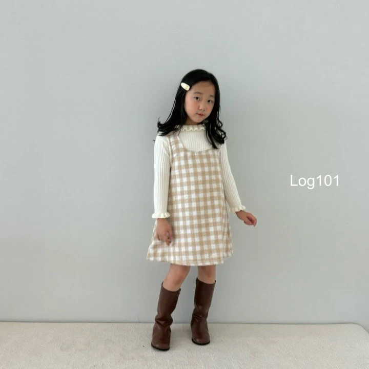 Log101 - Korean Children Fashion - #stylishchildhood - lower Rib Knit - 3