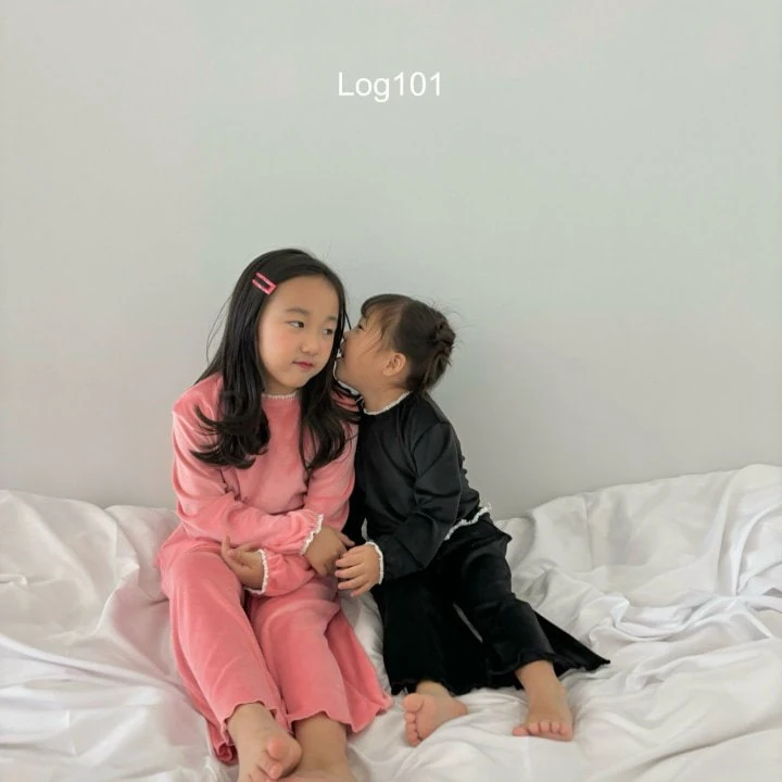 Log101 - Korean Children Fashion - #todddlerfashion - Lacey Veloa Set - 9