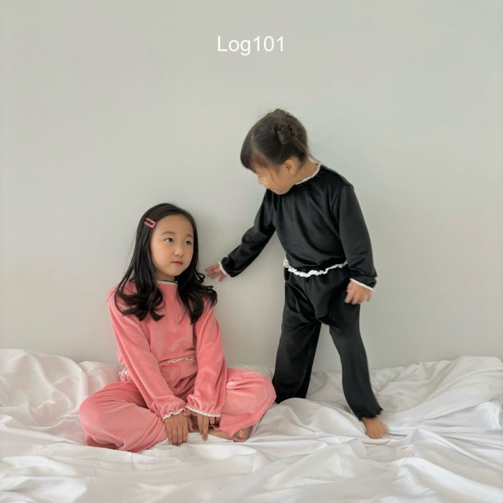 Log101 - Korean Children Fashion - #toddlerclothing - Lacey Veloa Set - 10