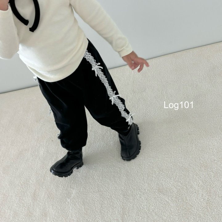 Log101 - Korean Children Fashion - #toddlerclothing - Lace Jogger Pants - 11