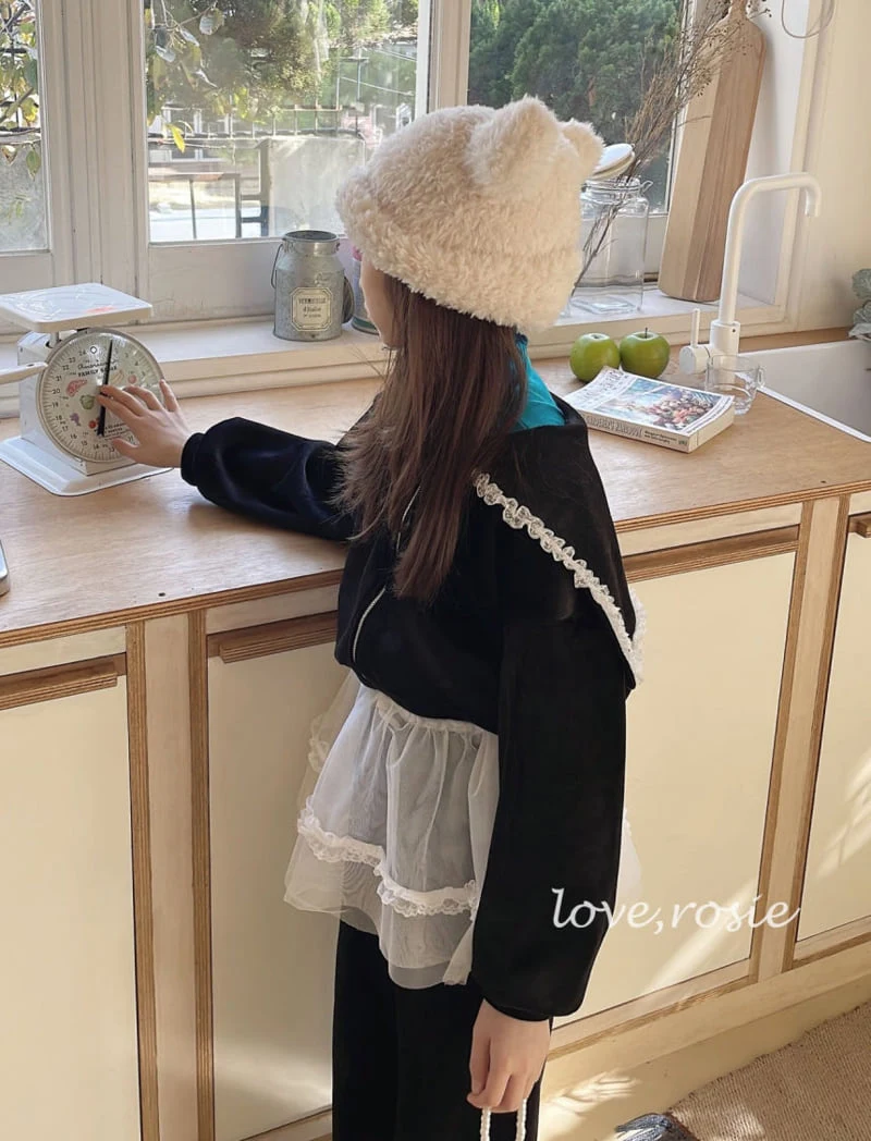 Love Rosie - Korean Children Fashion - #Kfashion4kids - Flutter Lace Apron - 8