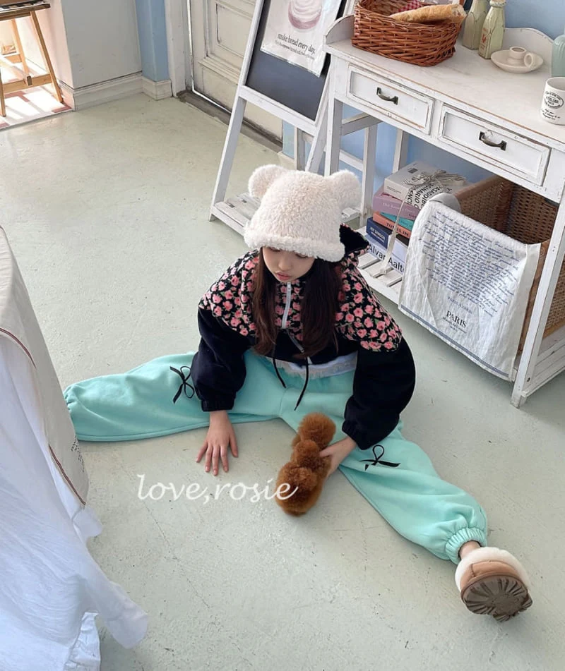 Love Rosie - Korean Children Fashion - #childofig - Fleece Hooded Zip-up Jacket with Mom - 2