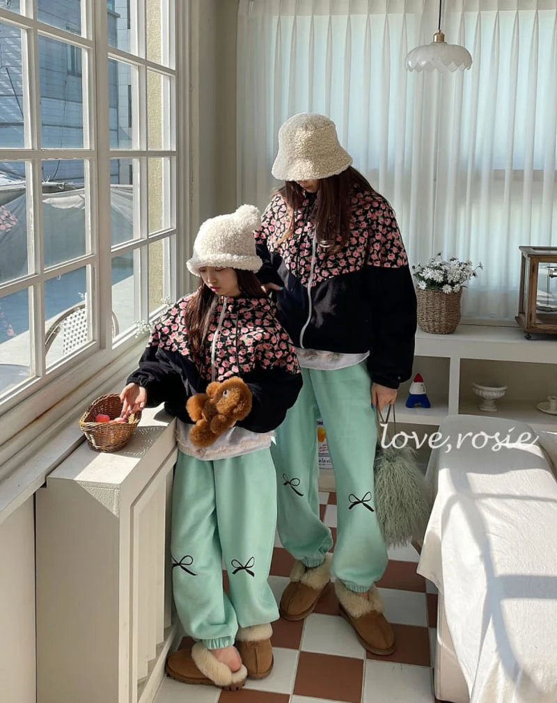 Love Rosie - Korean Children Fashion - #childofig - Ribbon Jogger Pants with Mom